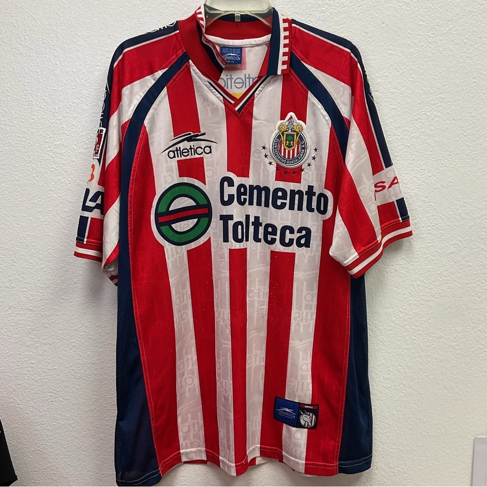 Vintage 2000s Chivas de Guadalajara Atletica Jersey XL – Cemento Tolteca Sponsor